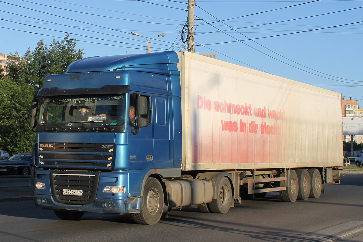 Челябинская область, № О 478 ОК 174 — DAF XF105 FT