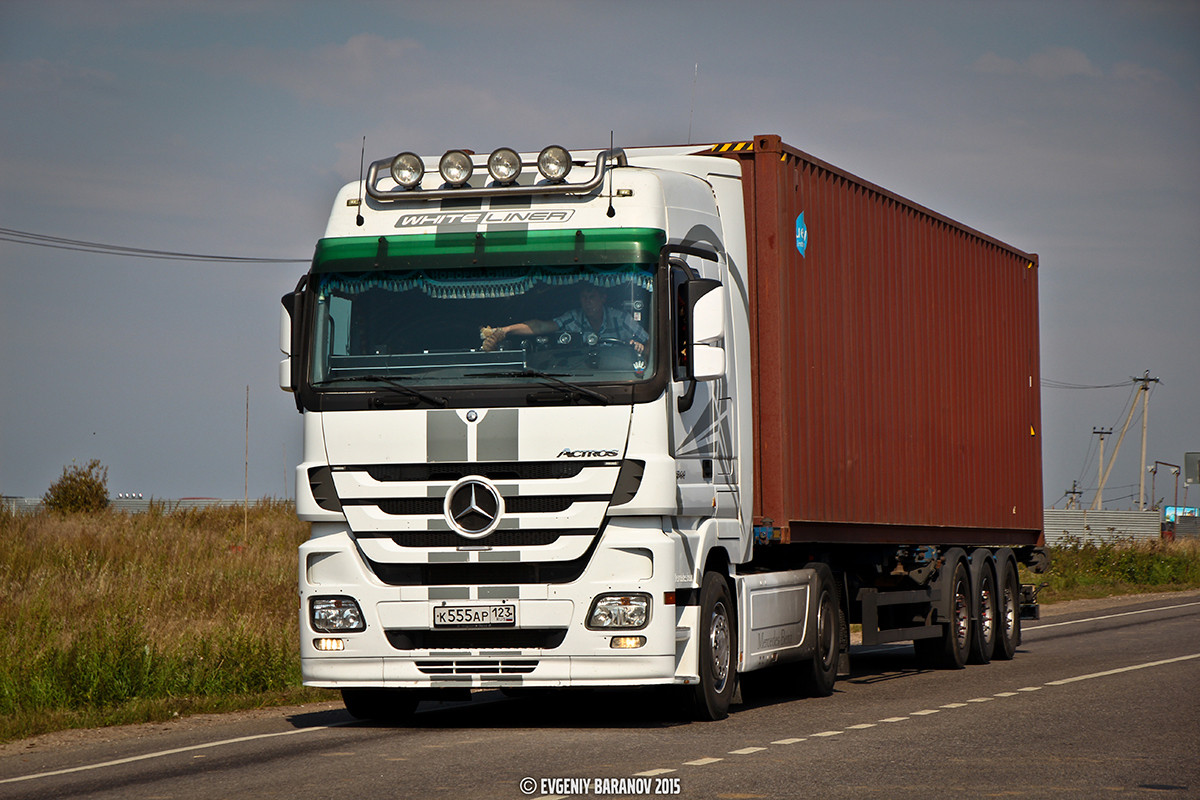 Краснодарский край, № К 555 АР 123 — Mercedes-Benz Actros ('2003) 1844
