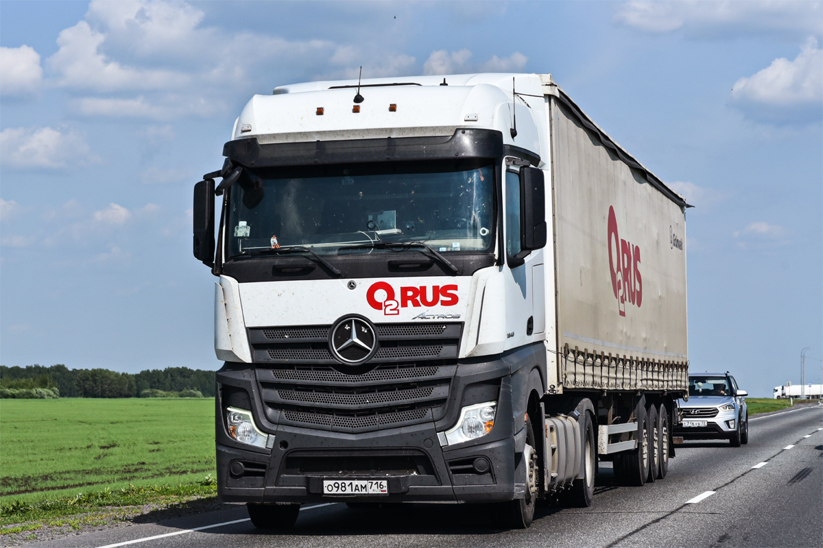 Татарстан, № О 981 АМ 716 — Mercedes-Benz Actros '18 1845 [Z9M]