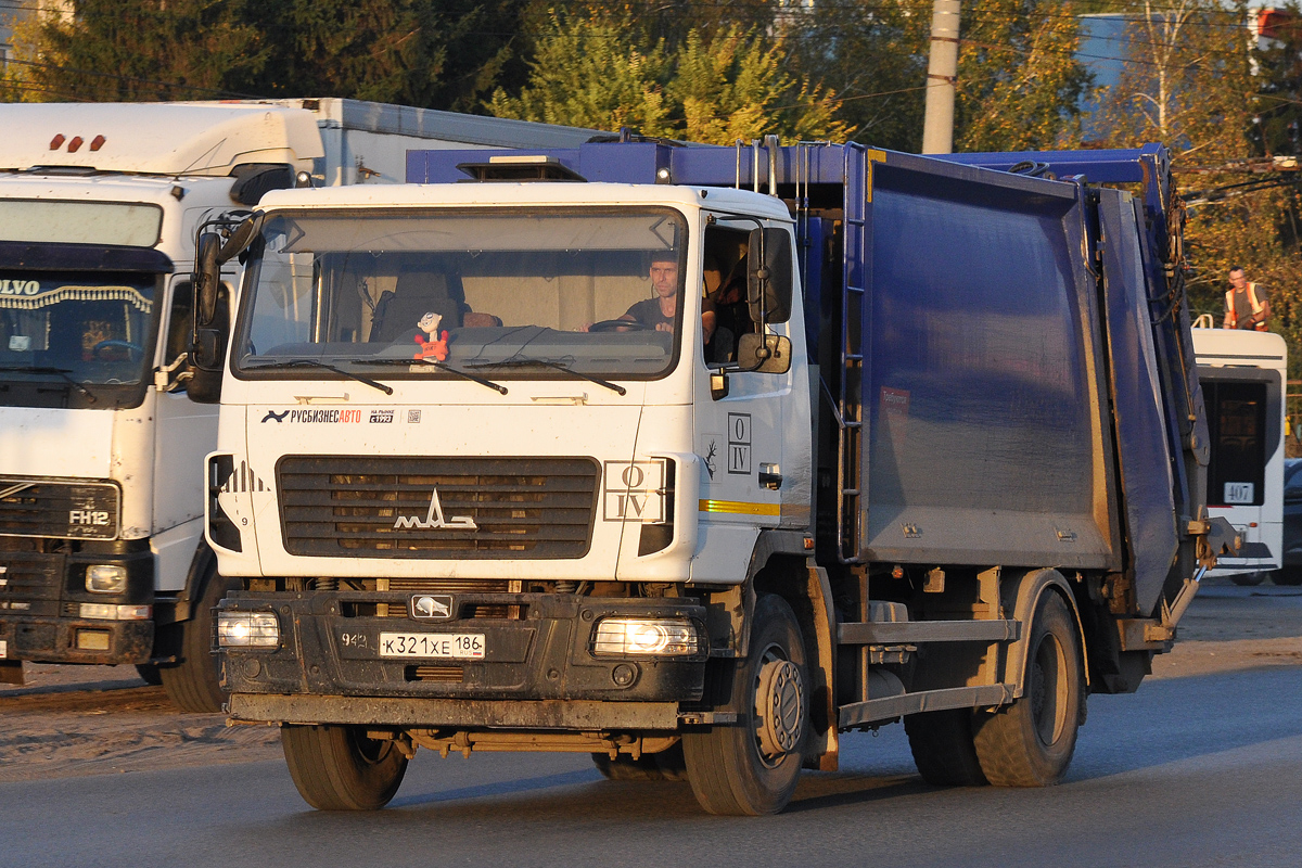 Москва, № К 321 ХЕ 186 — МАЗ-534025