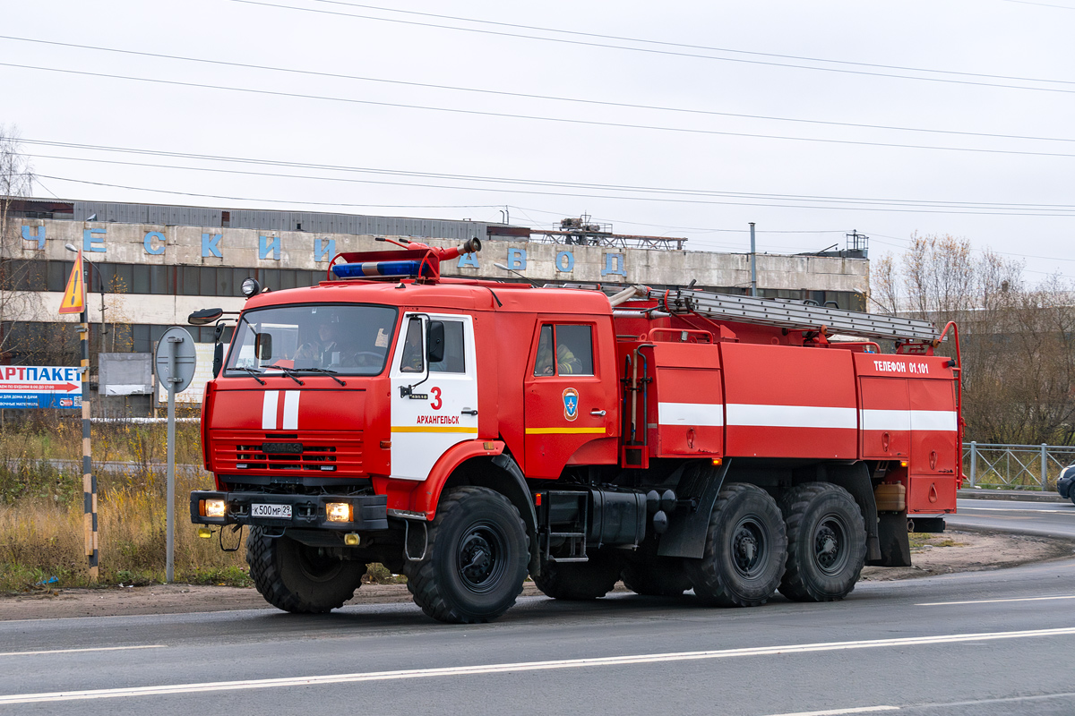 Архангельская область, № К 500 МР 29 — КамАЗ-43118-15 [43118R]