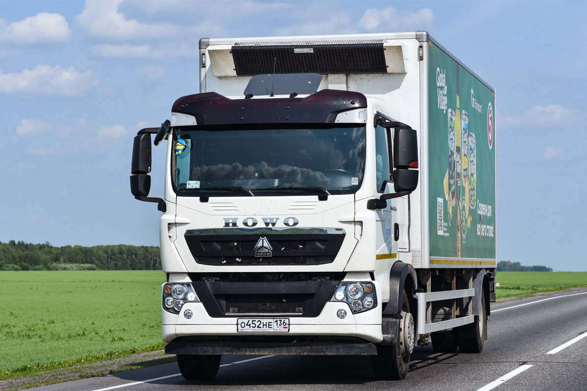 Новосибирская область, № О 452 НЕ 136 — Howo T5G ZZ1167