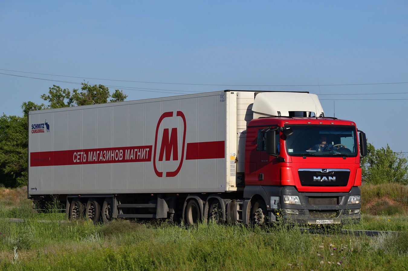 Волгоградская область, № Н 238 РУ 750 — MAN TGX ('2007) 26.400