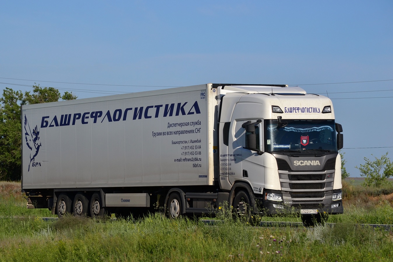 Башкортостан, № Е 522 ОР 702 — Scania ('2016) R440