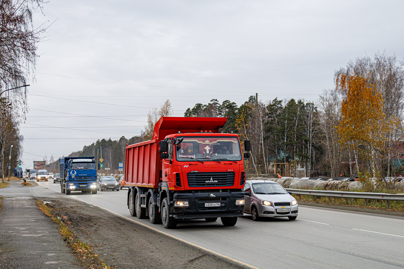 Свердловская область, № Н 339 СК 196 — МАЗ-6516C9