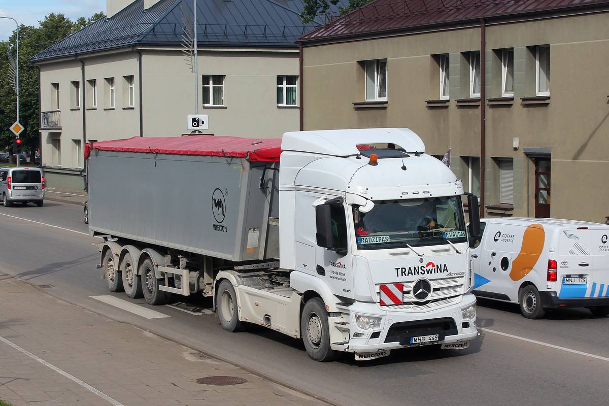 Литва, № MHB 449 — Mercedes-Benz Actros ('2011) 1840