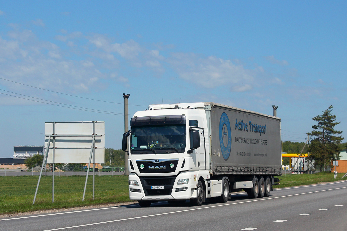 Волынская область, № АС 5510 НІ — MAN TGX ('2016) (Общая модель)