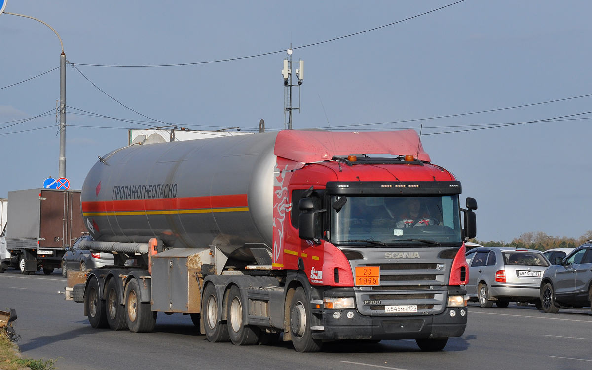 Новосибирская область, № А 545 МН 154 — Scania ('2004) P380