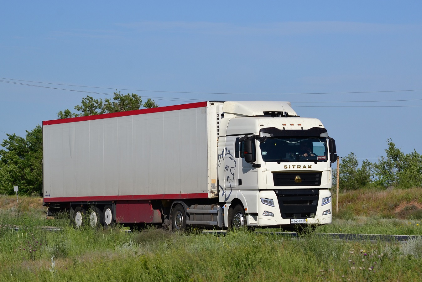 Волгоградская область, № Н 345 ЕЕ 134 — Sitrak C7H ZZ4186