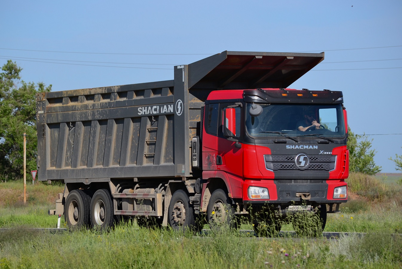 Волгоградская область, № Н 008 АУ 134 — Shaanxi Shacman X3000 SX3318