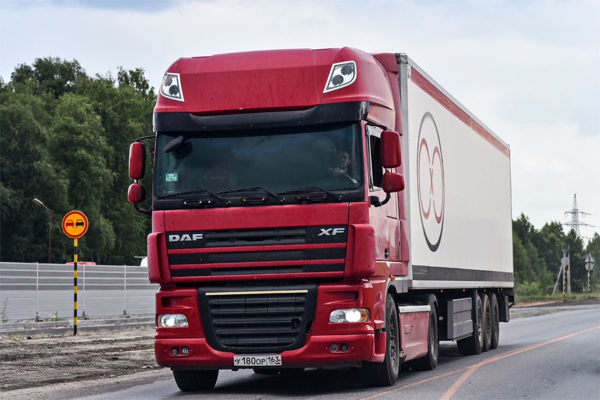 Самарская область, № У 180 ОР 163 — DAF XF105 FT