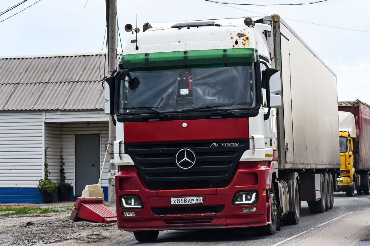 Омская область, № Х 868 АР 55 — Mercedes-Benz Actros ('2003)