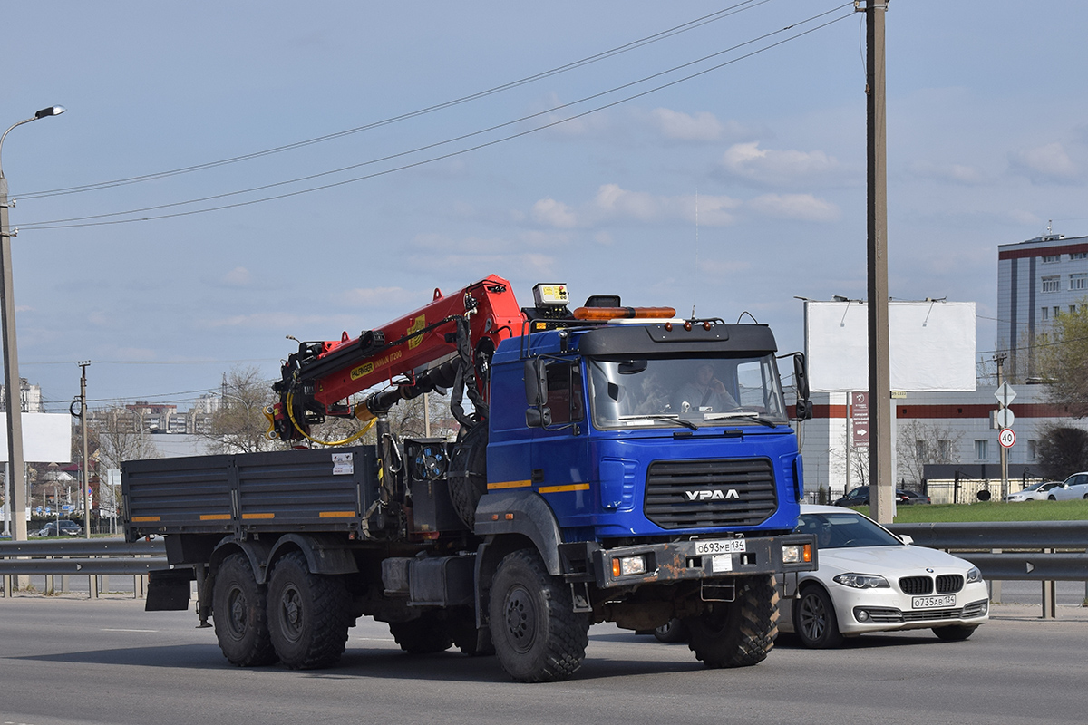 Волгоградская область, № О 693 МЕ 134 — Урал-4320-81М