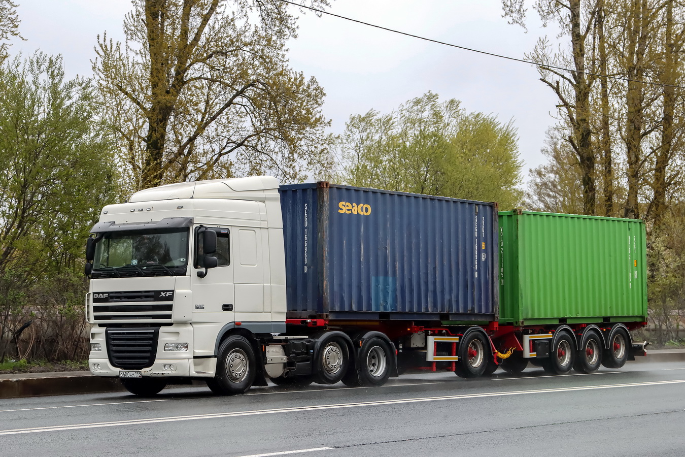 Санкт-Петербург, № О 400 АМ 198 — DAF XF105 FTG