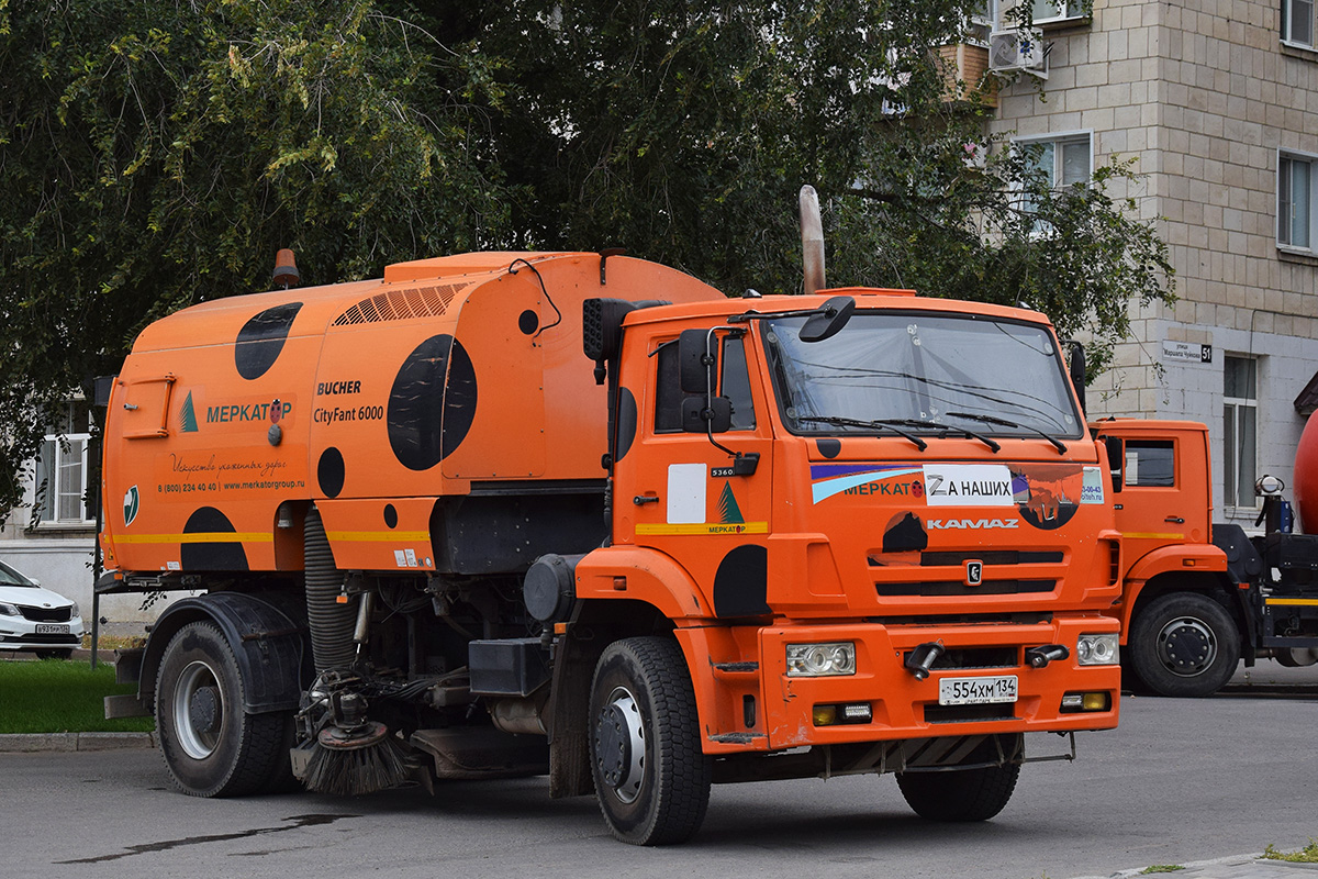 Волгоградская область, № В 554 ХМ 134 — КамАЗ-53605-L4(19)