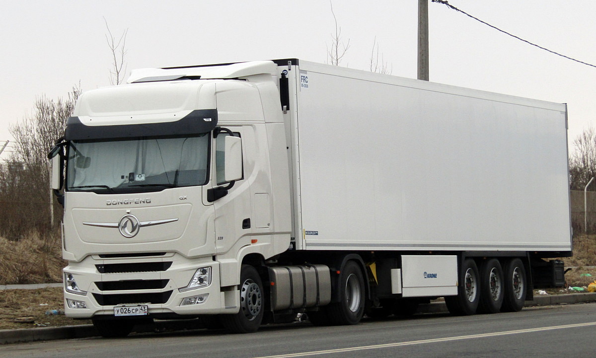 Кировская область, № У 026 СР 43 — Dongfeng GX DFH4180
