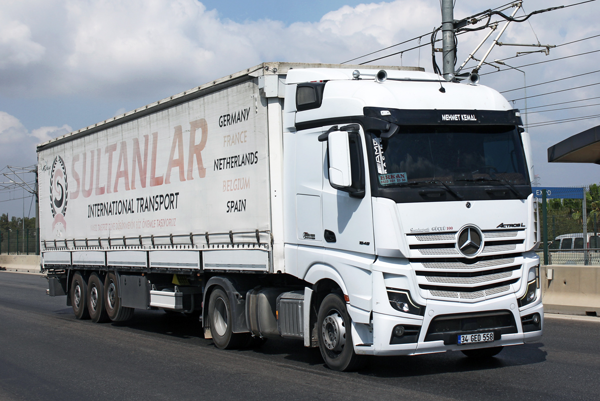 Турция, № 34 GED 558 — Mercedes-Benz Actros ('2018) 1848