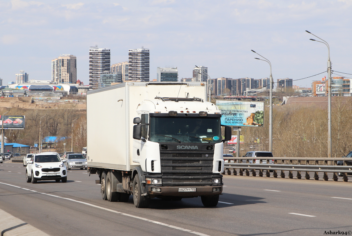 Красноярский край, № Е 627 РТ 124 — Scania ('1996) R124L
