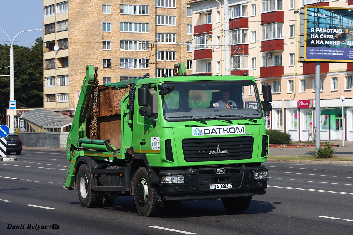 Минск, № ВА 0382-7 — МАЗ-5550 (общая модель)