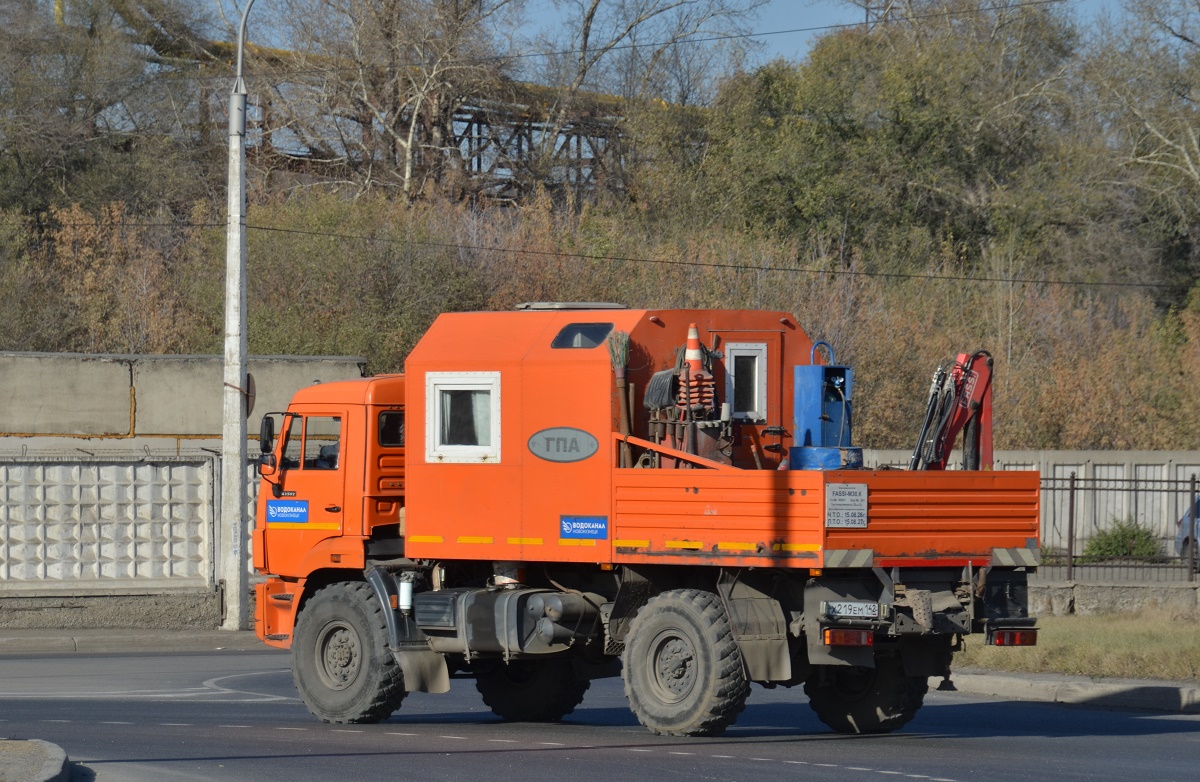 Кемеровская область, № Х 219 ЕМ 142 — КамАЗ-43502-45