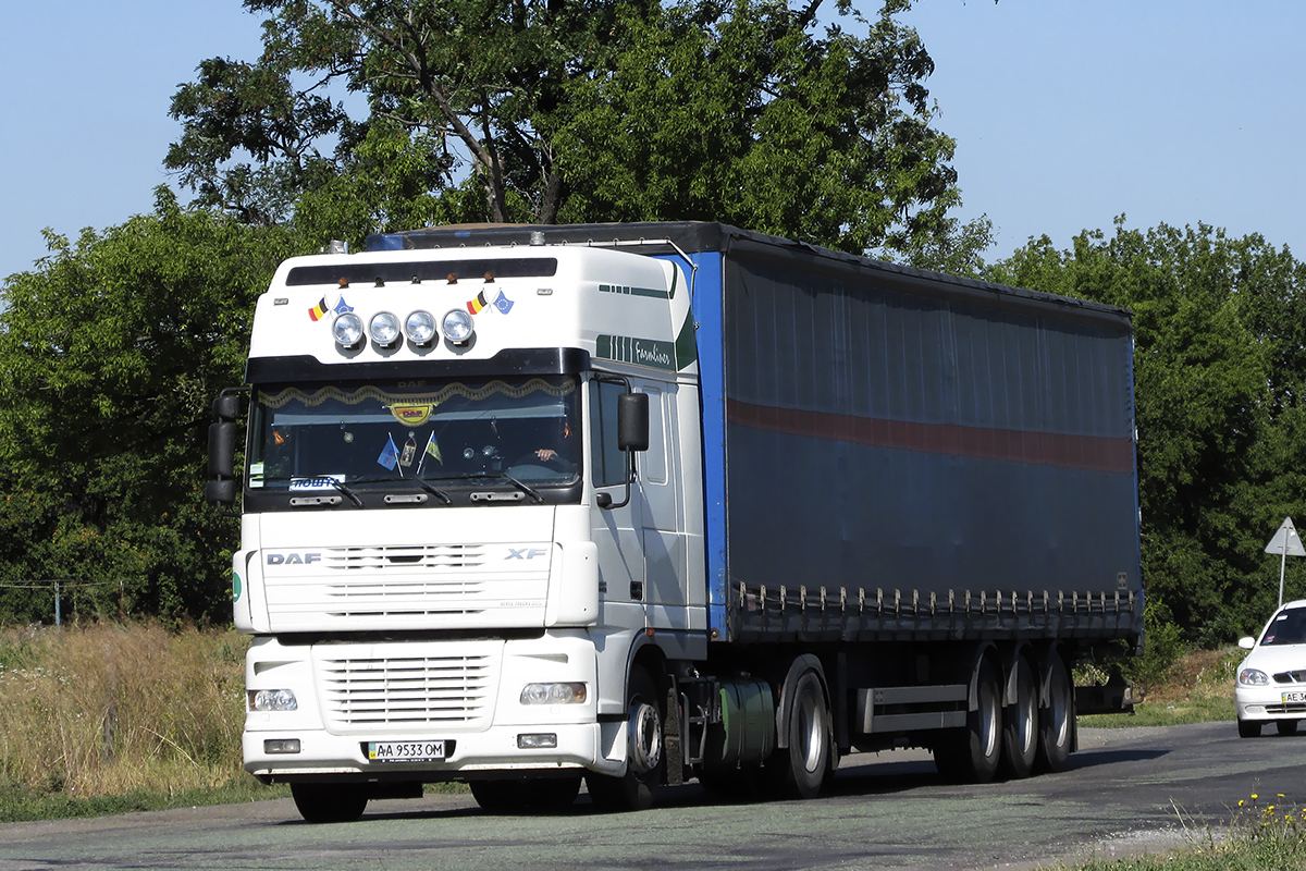 Киев, № АА 9533 ОМ — DAF XF95 FT