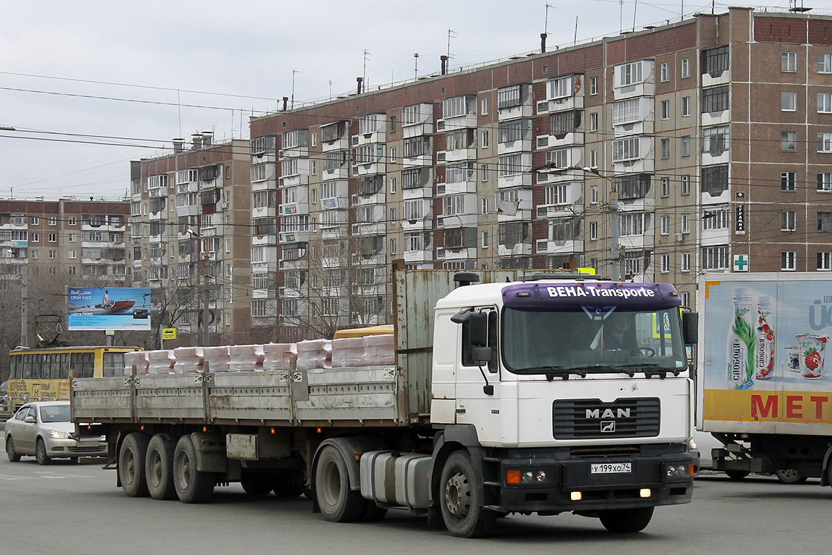 Челябинская область, № У 199 ХО 74 — MAN F2000 19.414