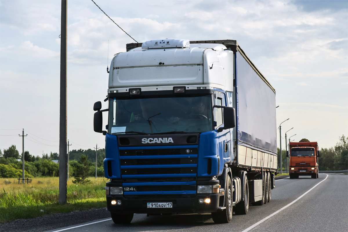 Шымкент, № 910 AQV 17 — Scania ('1996) R124L