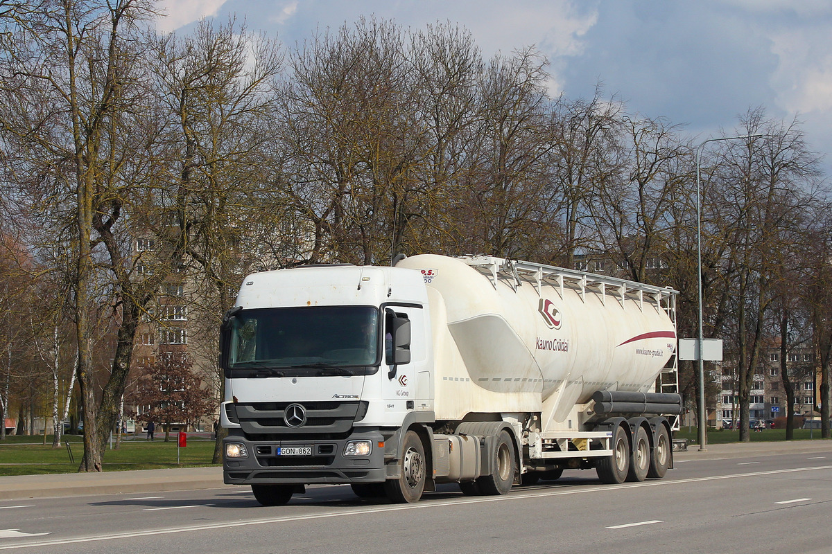 Литва, № GON 862 — Mercedes-Benz Actros ('2009) 1841