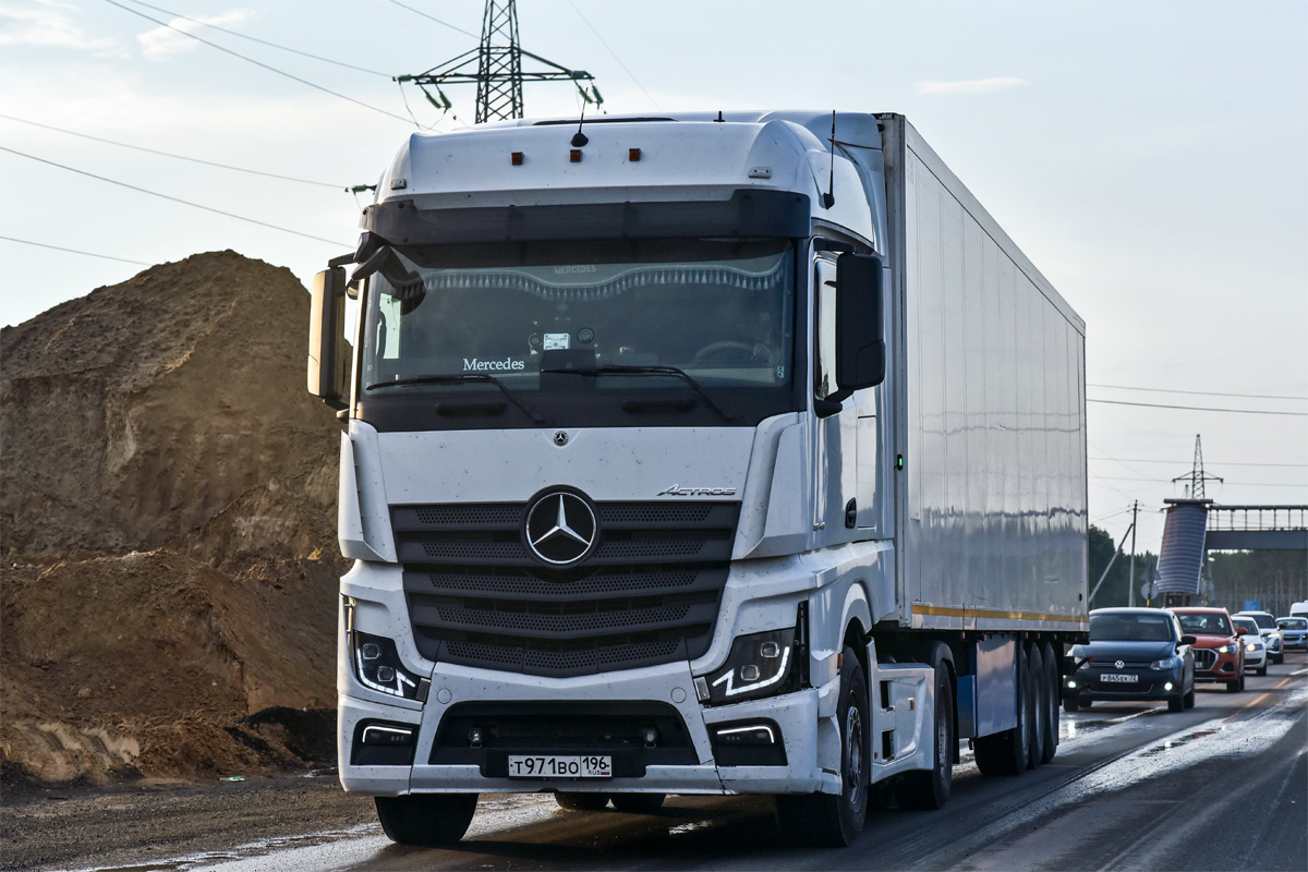 Свердловская область, № Т 971 ВО 196 — Mercedes-Benz Actros '18 1845 [Z9M]