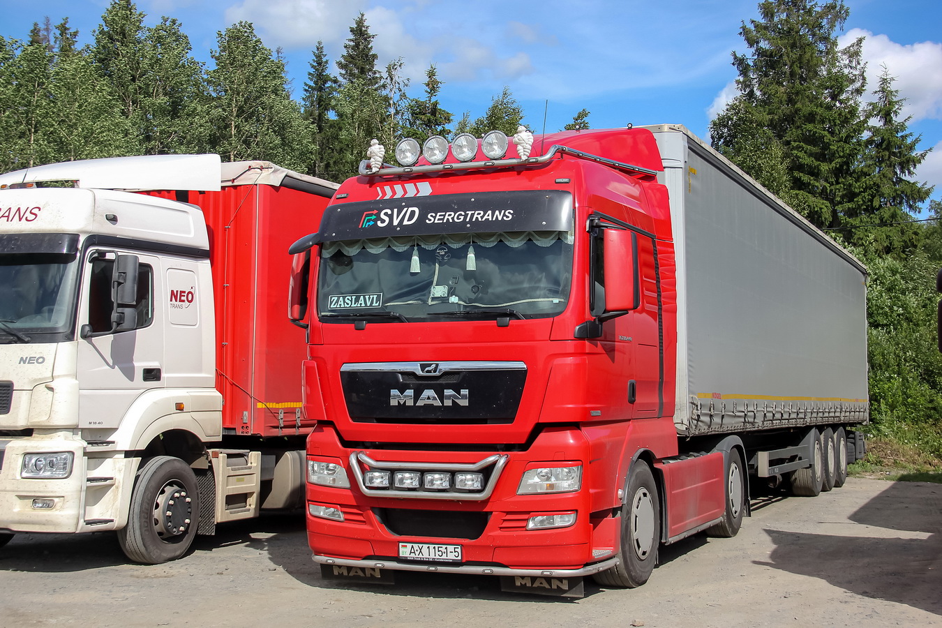 Минск, № АХ 1151-5 — MAN TGX ('2007) 18.440