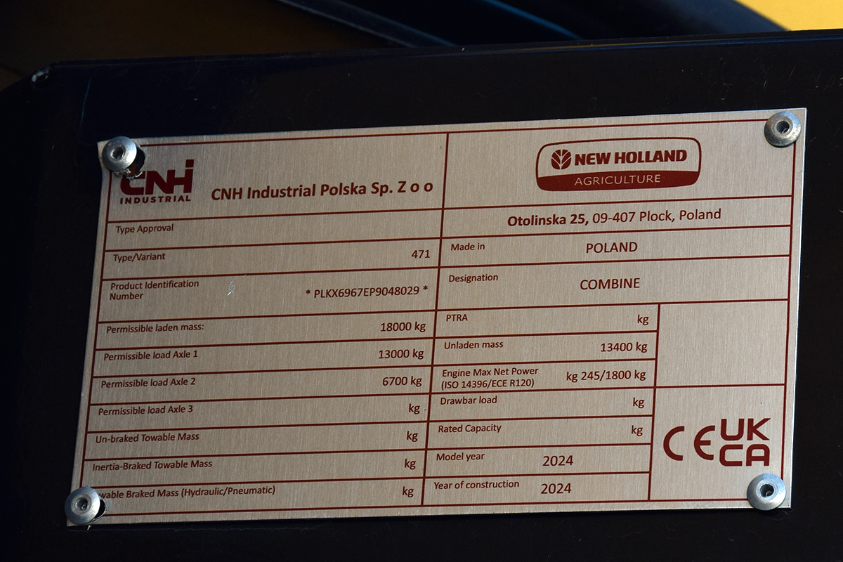 Волгоградская область, № (34) Б/Н СТ 0175 — New Holland CX (общая модель)
