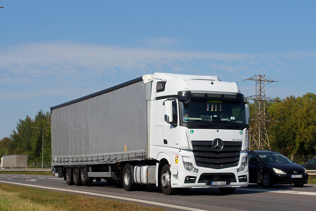 Венгрия, № SOL-406 — Mercedes-Benz Actros ('2011) 1851