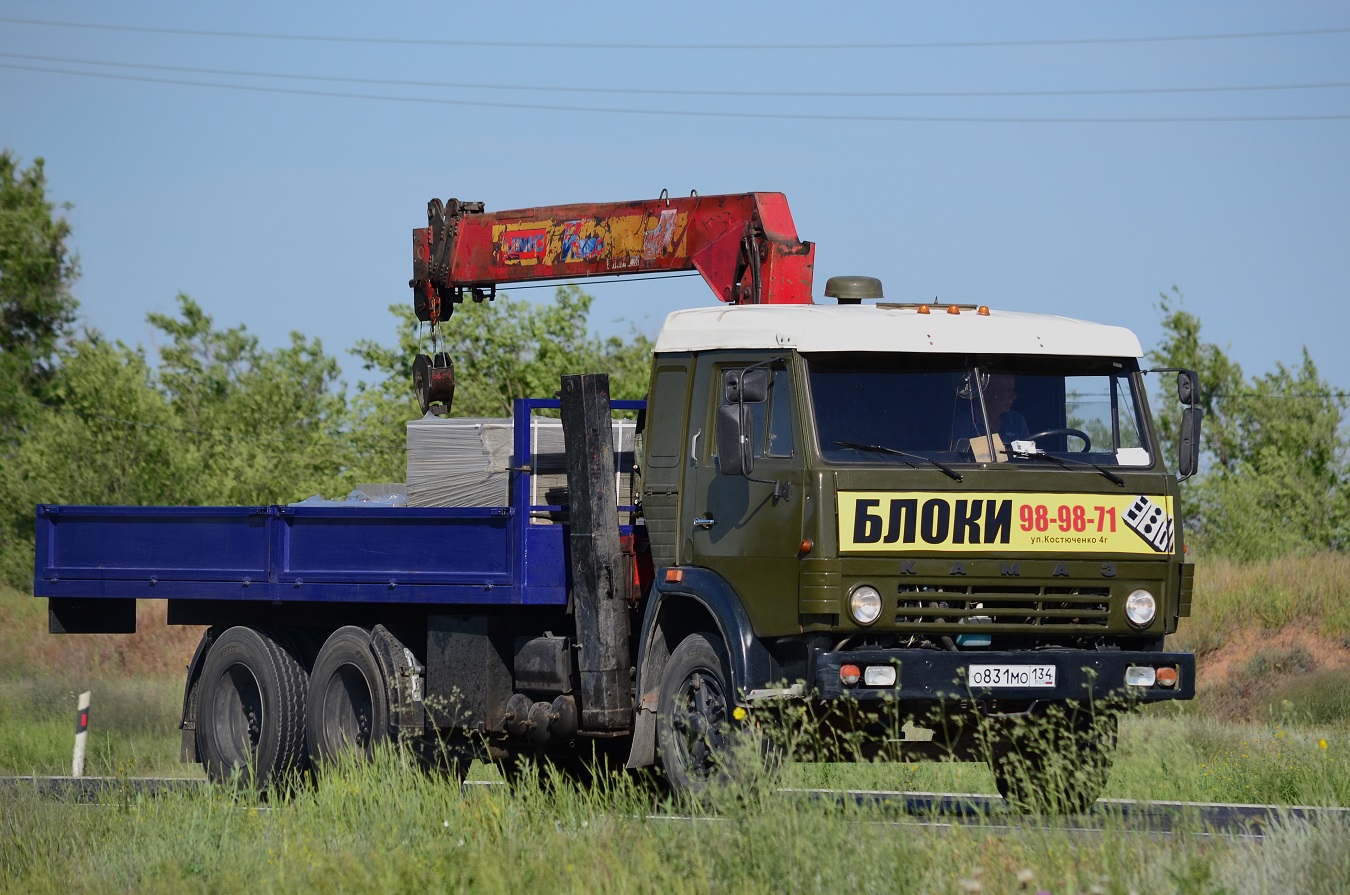 Волгоградская область, № О 831 МО 134 — КамАЗ-53212