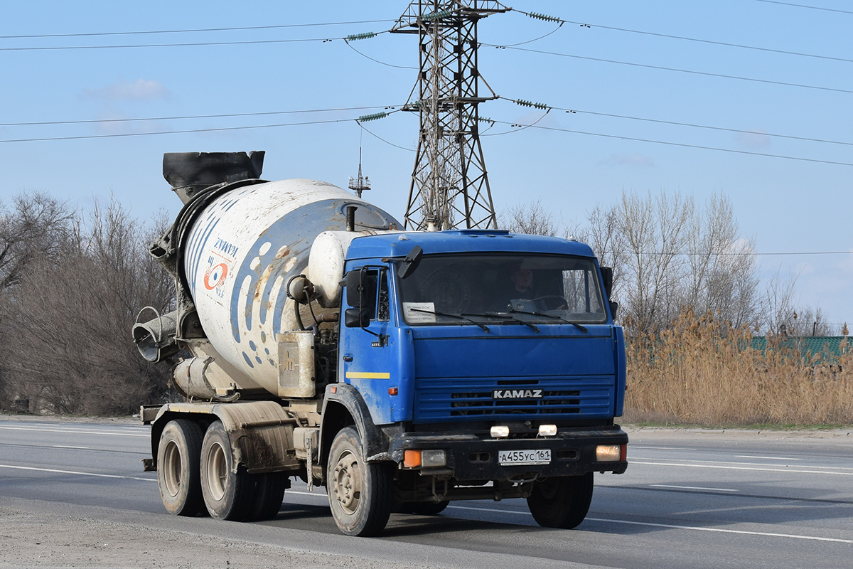 Ростовская область, № А 455 УС 161 — КамАЗ-65115-62