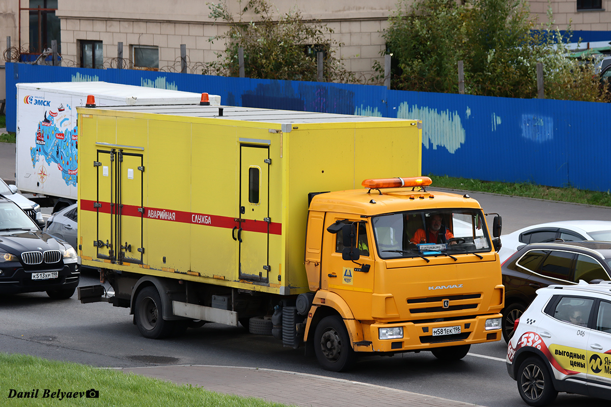 Санкт-Петербург, № М 581 ЕК 198 — КамАЗ-4308-G5(69)