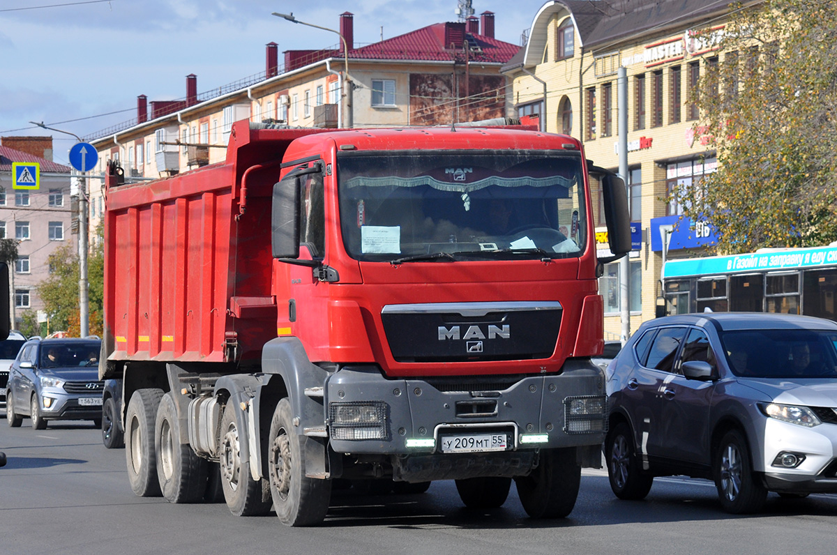 Омская область, № У 209 МТ 55 — MAN TGS 41.390