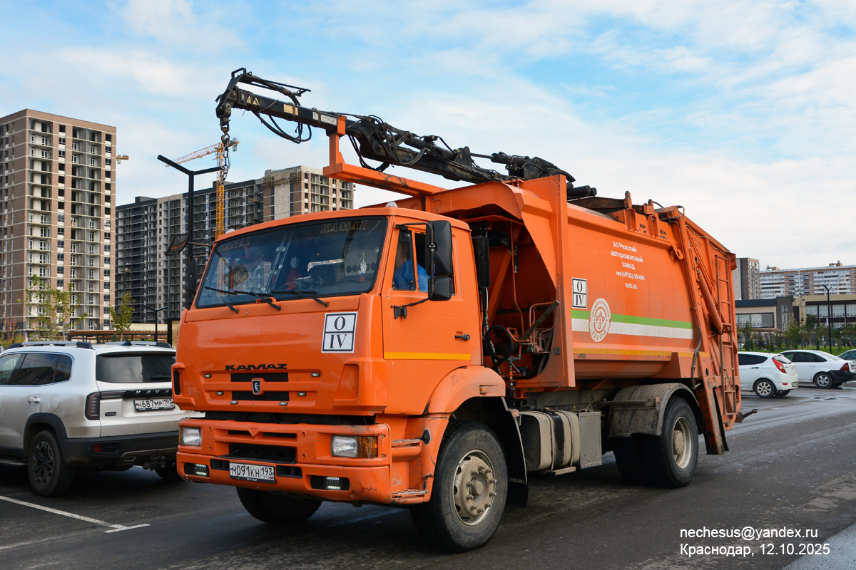 Краснодарский край, № М 091 КН 193 — КамАЗ-53605-62