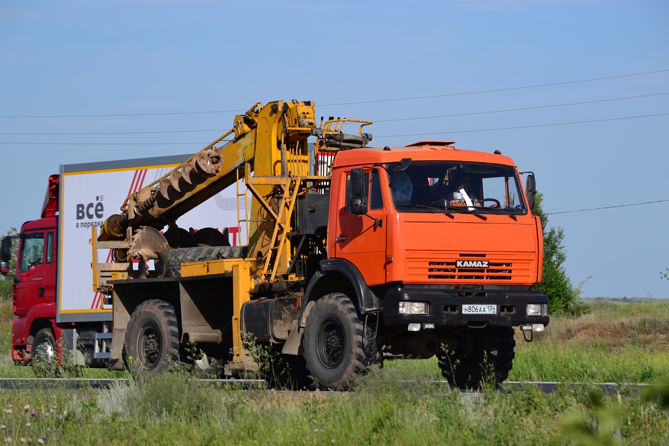 Волгоградская область, № Н 806 АА 134 — КамАЗ-4326 (общая модель)