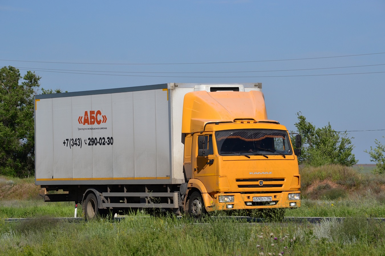 Свердловская область, № О 590 ЕТ 196 — КамАЗ-4308 (общая модель)