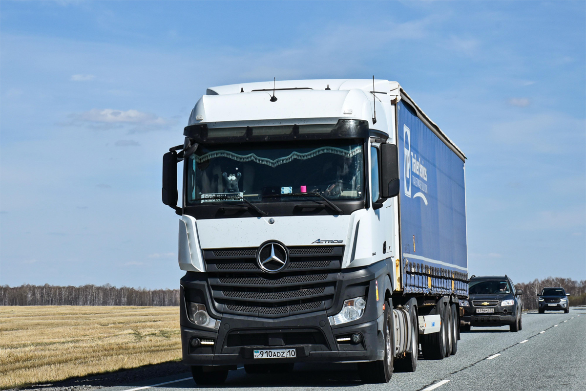 Костанайская область, № 910 ADZ 10 — Mercedes-Benz Actros ('2011) 1845