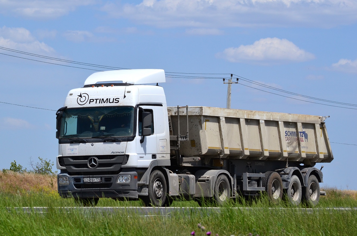 Волгоградская область, № Е 241 ОР 134 — Mercedes-Benz Actros '09 1841 [Z9M]