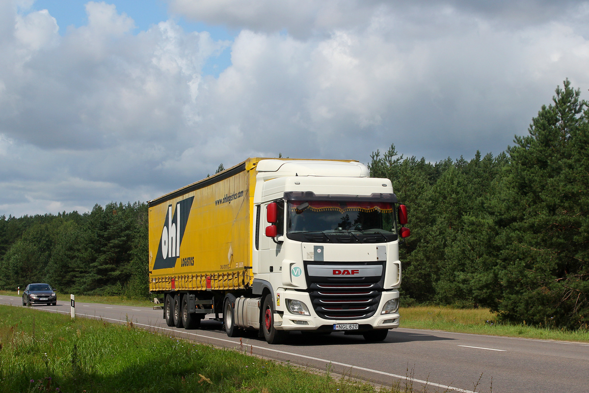 Литва, № NGL 620 — DAF XF Euro6 FT