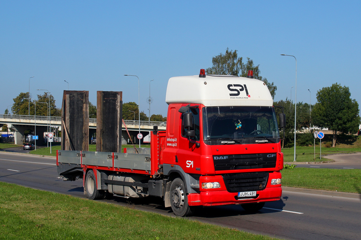 Литва, № JJH 491 — DAF CF85 FA