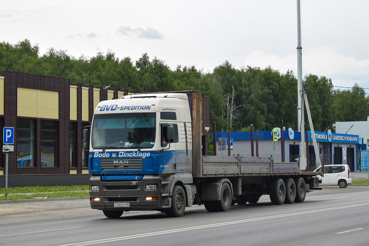 Алтайский край, № У 260 ТР 22 — MAN TGA 18.460