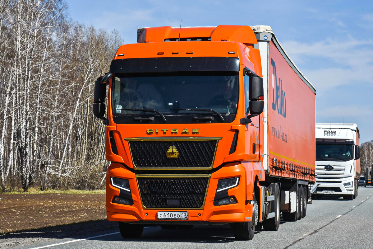 Татарстан, № С 610 ВО 40 — Sitrak C7H ZZ4186 MAX