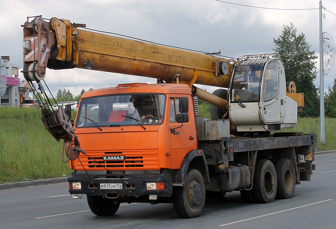 Челябинская область, № В 917 ОМ 174 — КамАЗ-65115-62