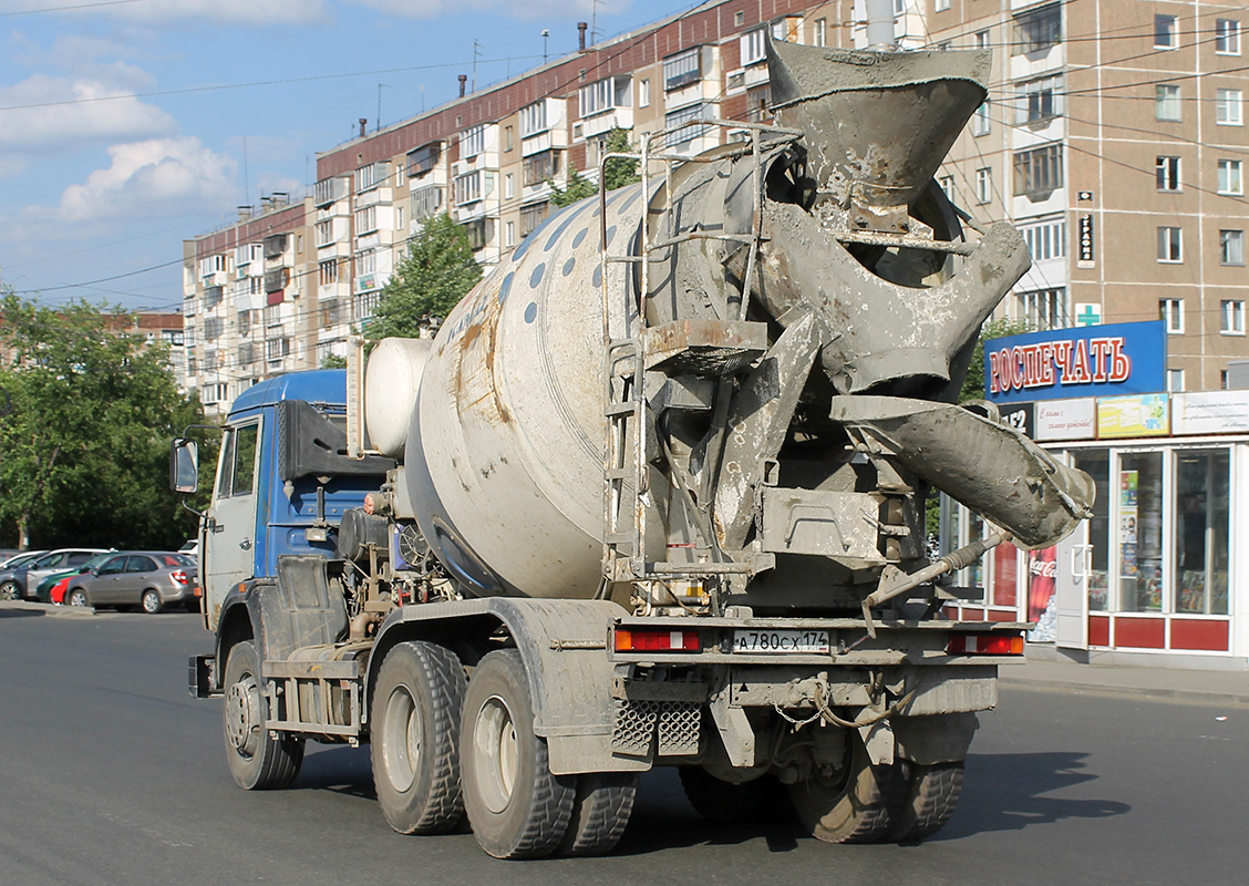 Челябинская область, № А 780 СХ 174 — КамАЗ-65115-62