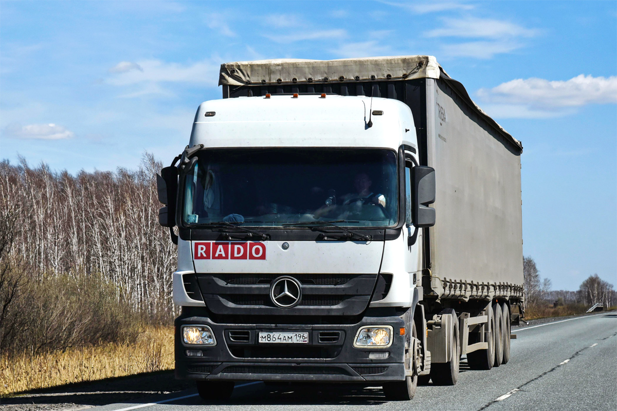 Свердловская область, № М 864 АМ 196 — Mercedes-Benz Actros ('2009) 1844