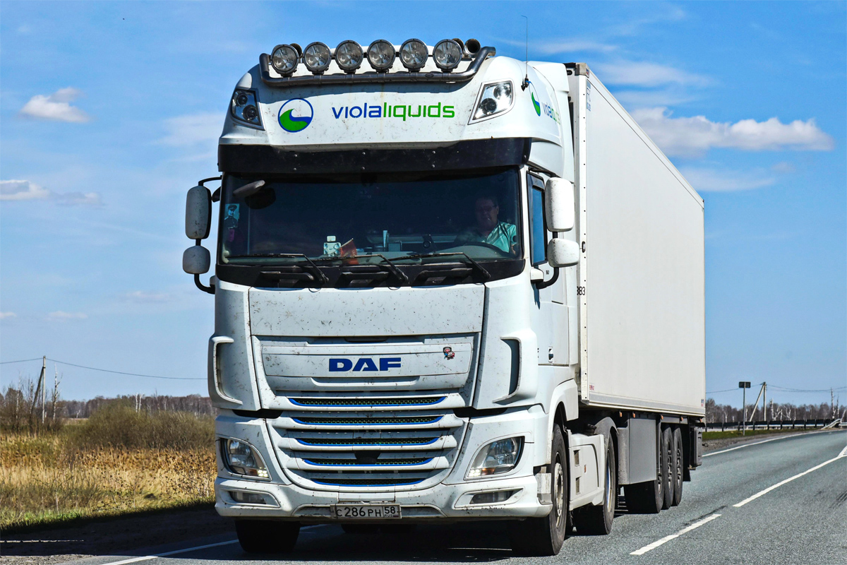 Пензенская область, № С 286 РН 58 — DAF XF Euro6 FT