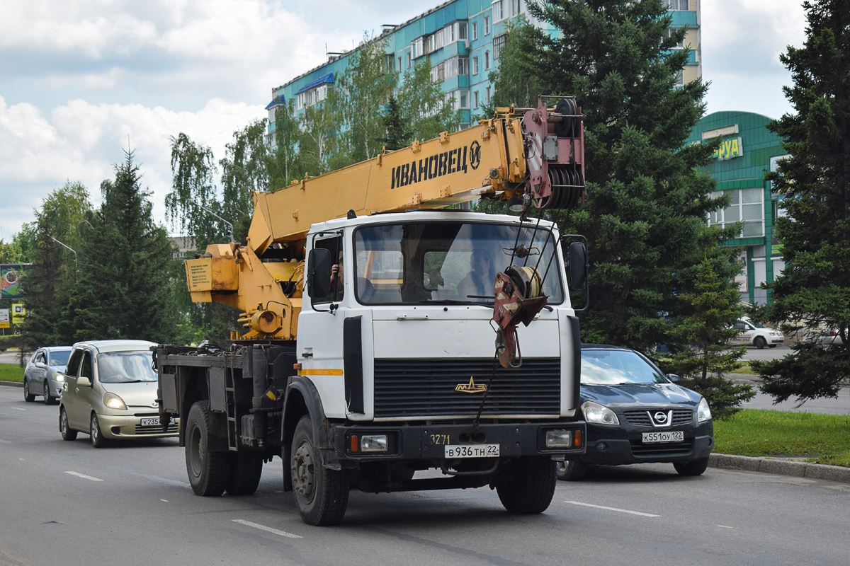 Алтайский край, № В 936 ТН 22 — МАЗ-5337A2